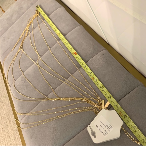 *SOLD* Savvy Cie 18K gold plated multistrand - Picture 7 of 7